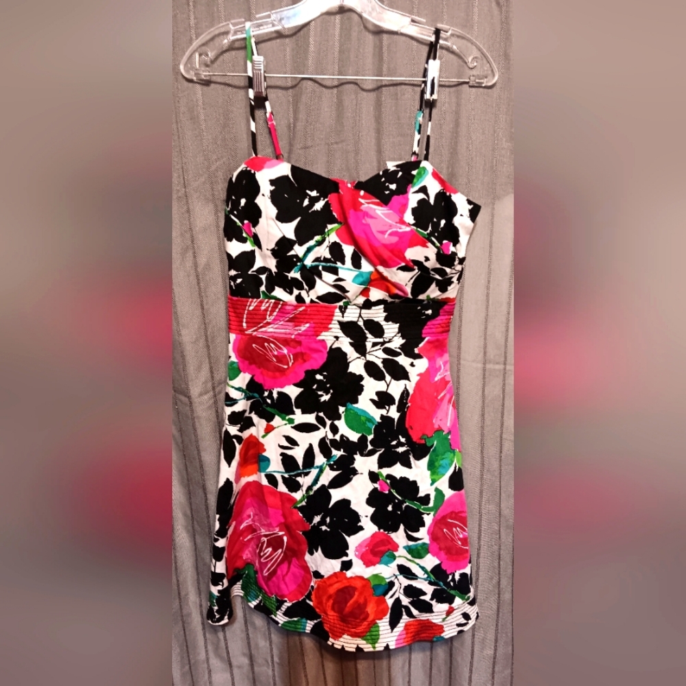 B. Smart Size 12 Floral Dress with Rouching
